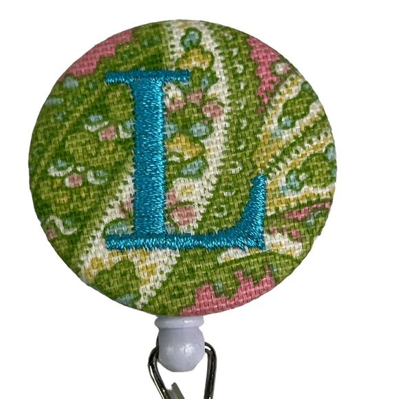 Personalized Retractable ID Card Badge Holder Reel Lanyard Belt Clip Monogrammed - Picture 4 of 8